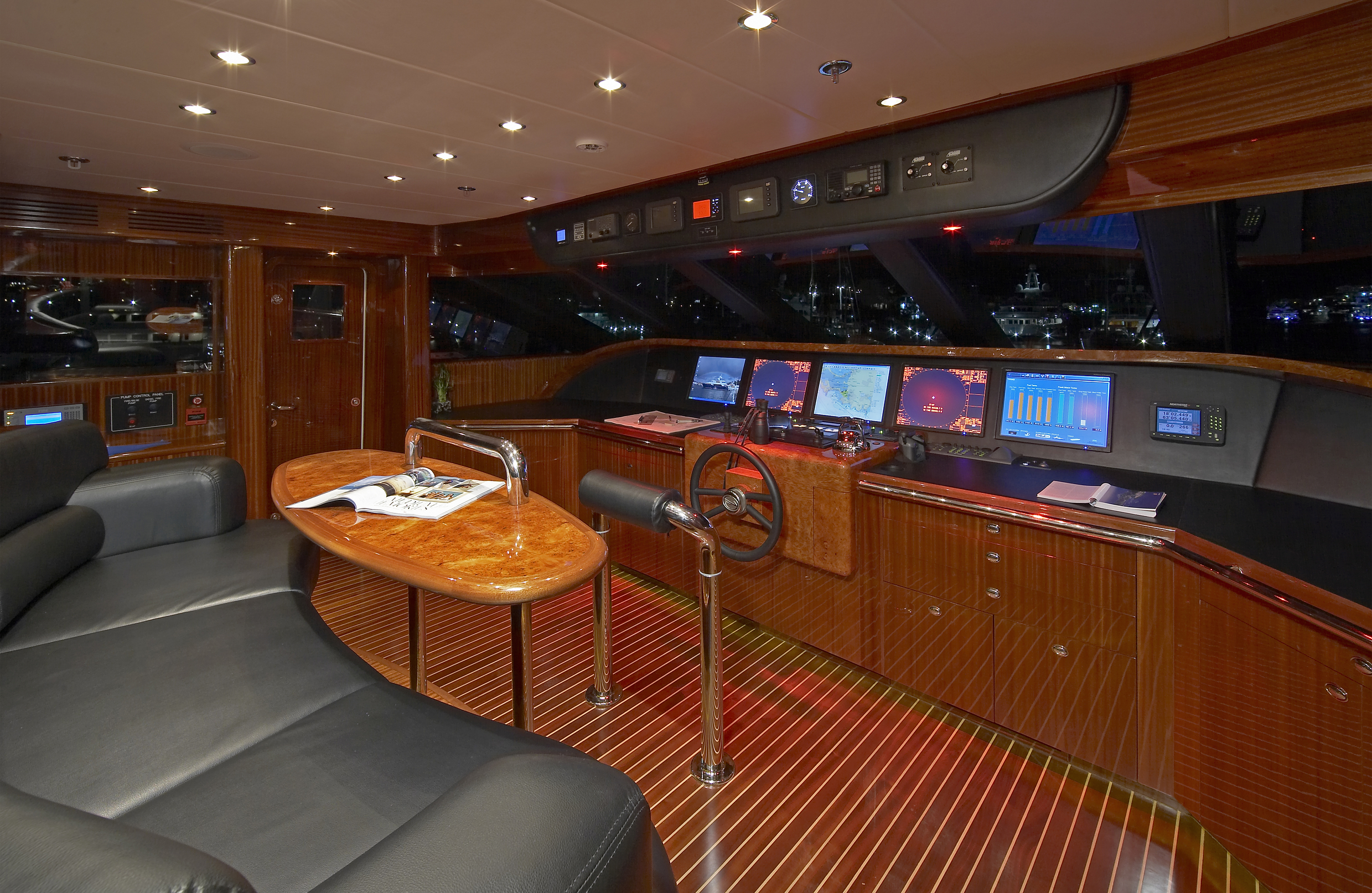 Exklusive Yacht Innenausstattung